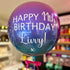 Ombré Bright Pink, Purple & Blue <br> Personalised Orbz Balloon